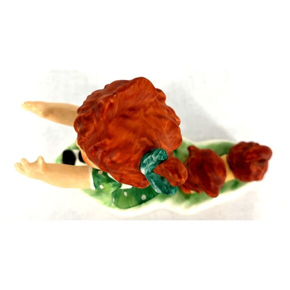 Goebel Figurine EEEK Girl with Puppy Charlot Porcelain West Germany 5" Vintage - Picture 7 of 9